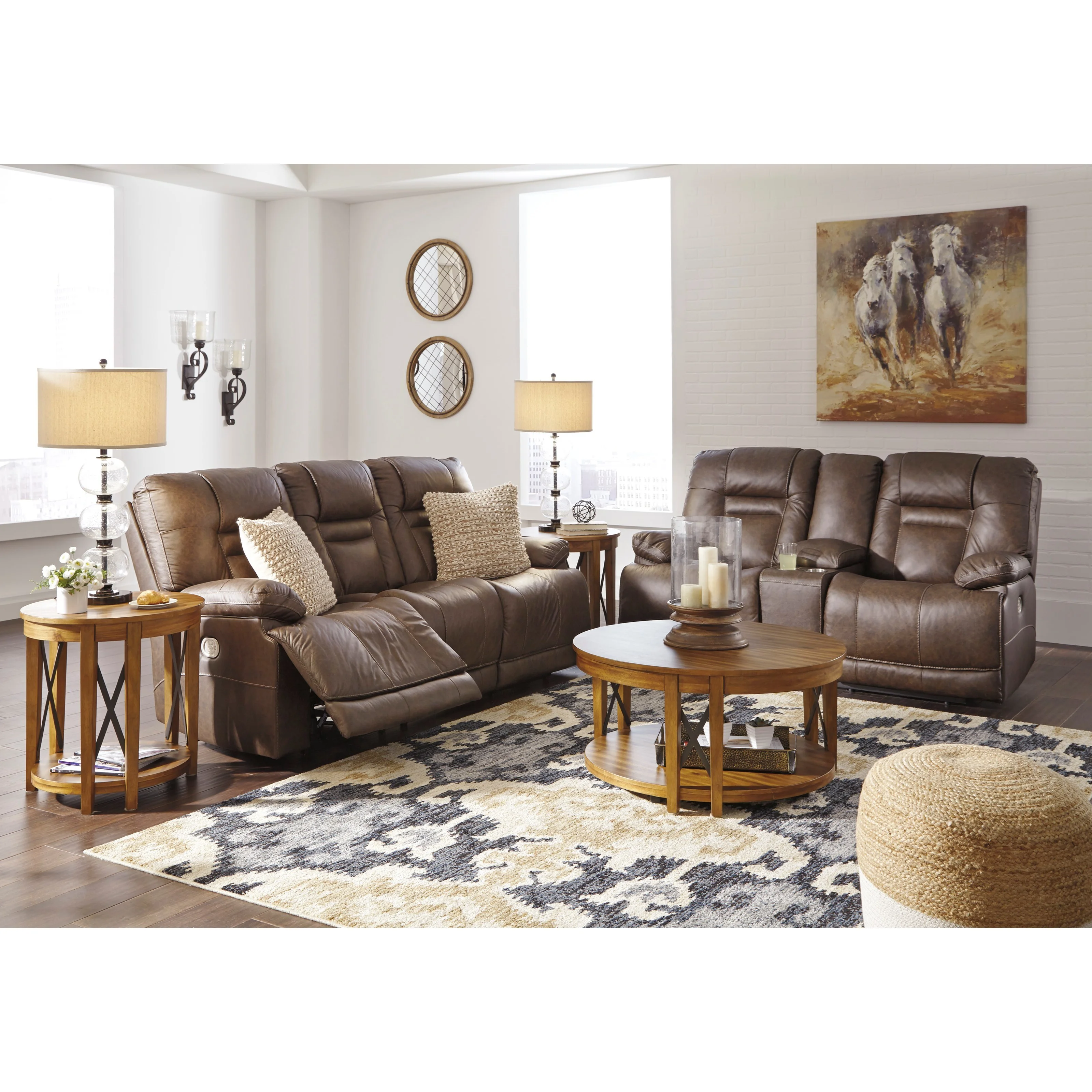 Signature Watson U54603 Living Room Group 2 Reclining Living Room Group